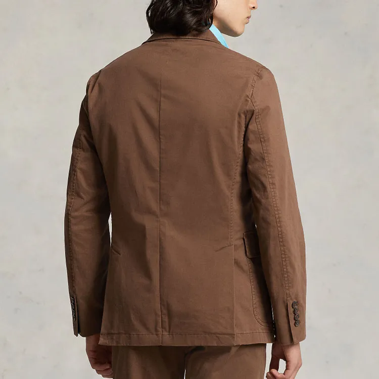 Polo Ralph Lauren SS23 Business Suit Coat Men's Brown-2
