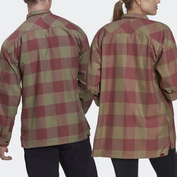 Adidas Free Shipping With AdiClub Five Ten Brand Of The Brave Flannel Shirt Gender Neutral-3