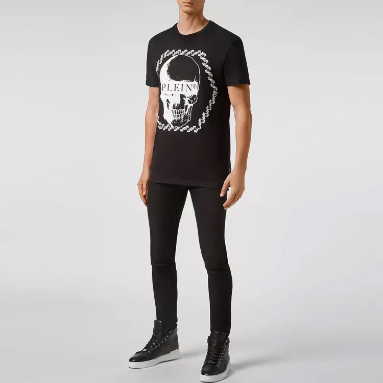PHILIPP PLEIN T Shirts Men Black-1
