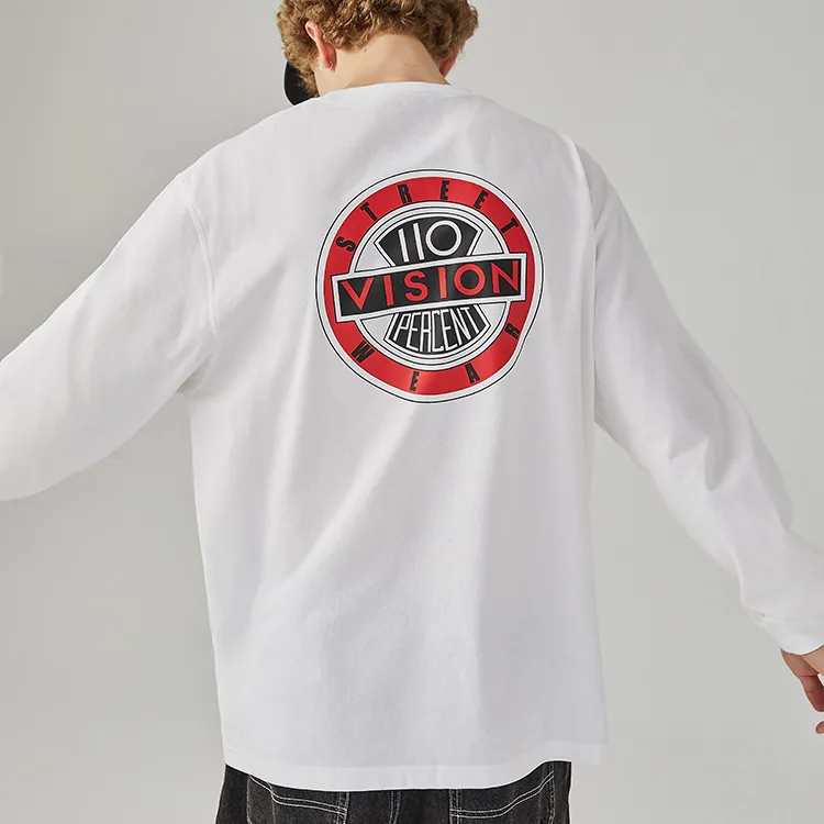Vision Street Wear Regular T Shirt Unisex White-3