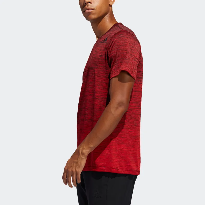 Adidas Set-in Sleeve T-Shirt Men's Burgundy-4