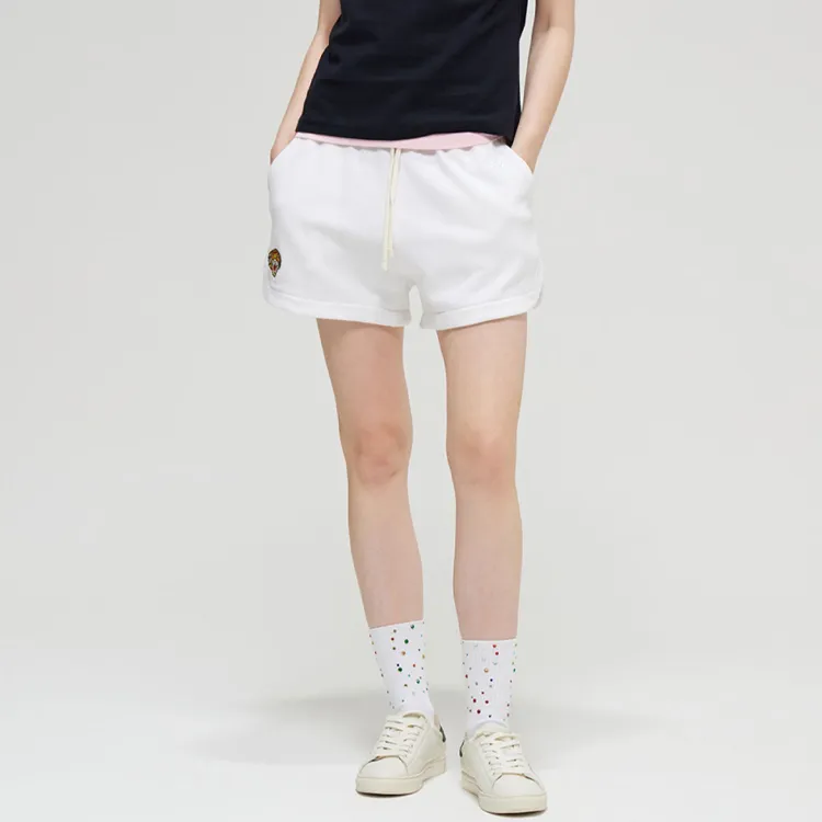 Ed Hardy Classic Series Casual Shorts Women's White-3