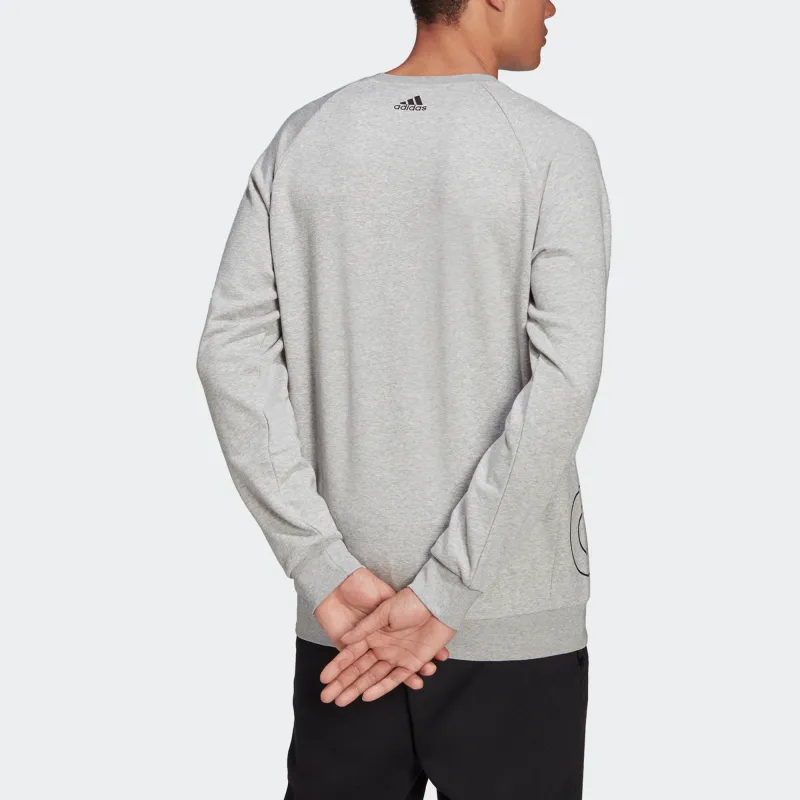 Adidas Sweatshirts Men Light Gray-2