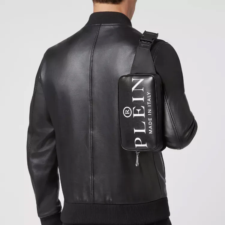 PHILIPP PLEIN Crossbody Bag, Shoulder Bag Men's Black-3