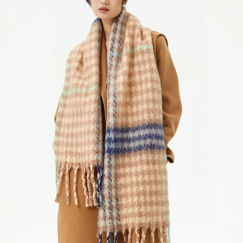 NAME.S Faux Cashmere Knit Scarves Unisex Gift Box Shopping Bag-3