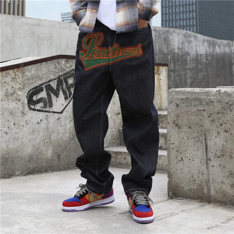 STNW Straight Jeans Unisex Dark Navy Blue-2