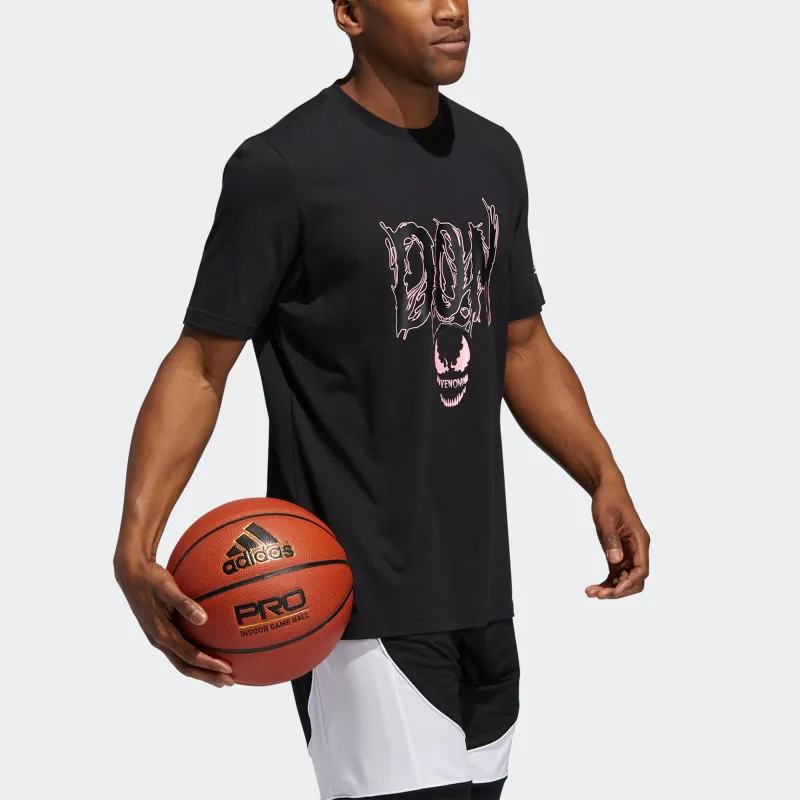 Adidas T Shirts Men Black-4