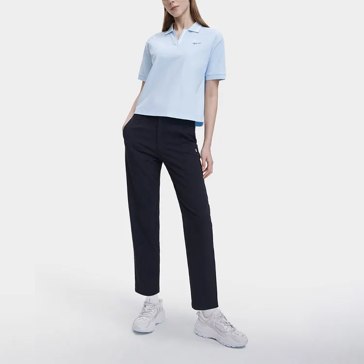 FILA Polo Shirts Women's Dusty Aqua Blue-5
