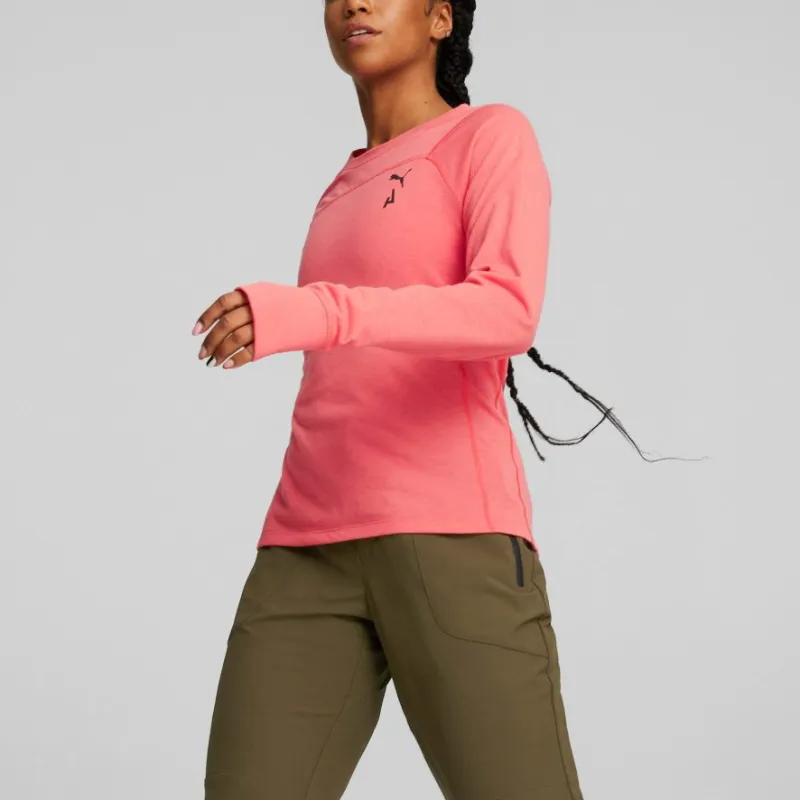 PUMA Seasons T Shirts Women's Orange-3