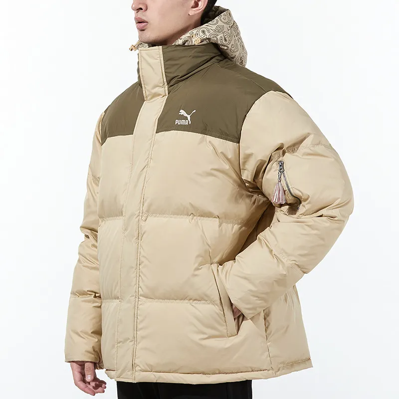 PUMA Classics Padded Down Jackets Men Tea Brown-4
