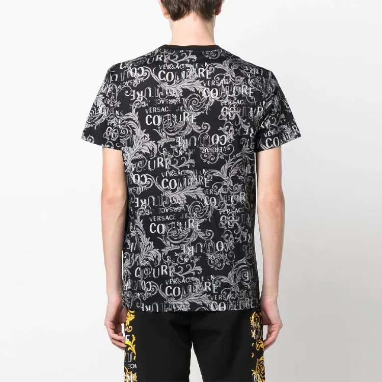 VERSACE JEANS COUTURE SS23 T Shirt Men's Charcoal Gray-2