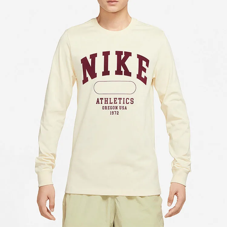 Nike T Shirts Men Ecru-3