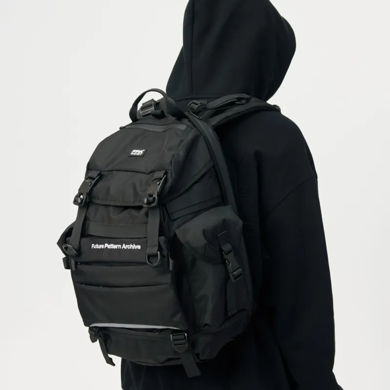 FPA Polyester Backpack Unisex Black-5