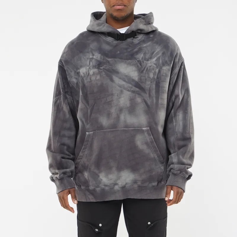 FANBIOU SS22 Hooded Loose Fit Regular Sweatshirt Unisex Gray-2