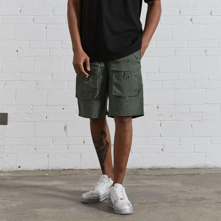 Profound Shorts Unisex Army Green-3
