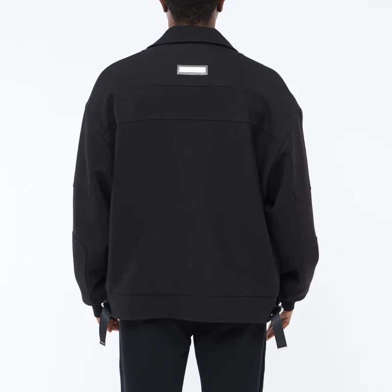 FANBIOU FW21 Fitted Jacket Unisex Black-6