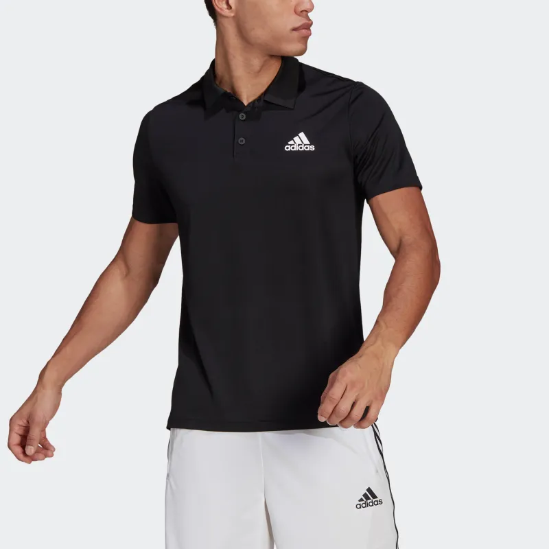 Adidas Polo Shirts Men Black-2