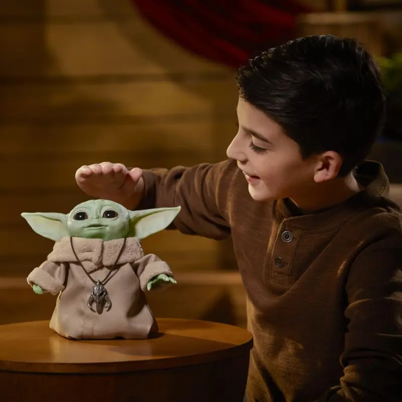 Hasbro Master Yoda Star Wars The Mandalorian Yoda Baby With Speaker Action Figure F1119 Scale Figures-3