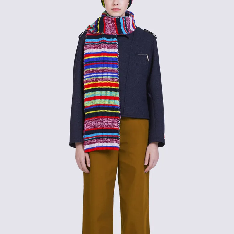 KENZO Knit Scarf Unisex Multicolor-2