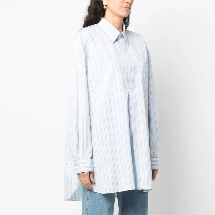 OUR LEGACY Striped Oversized Long sleeve Shirt-1
