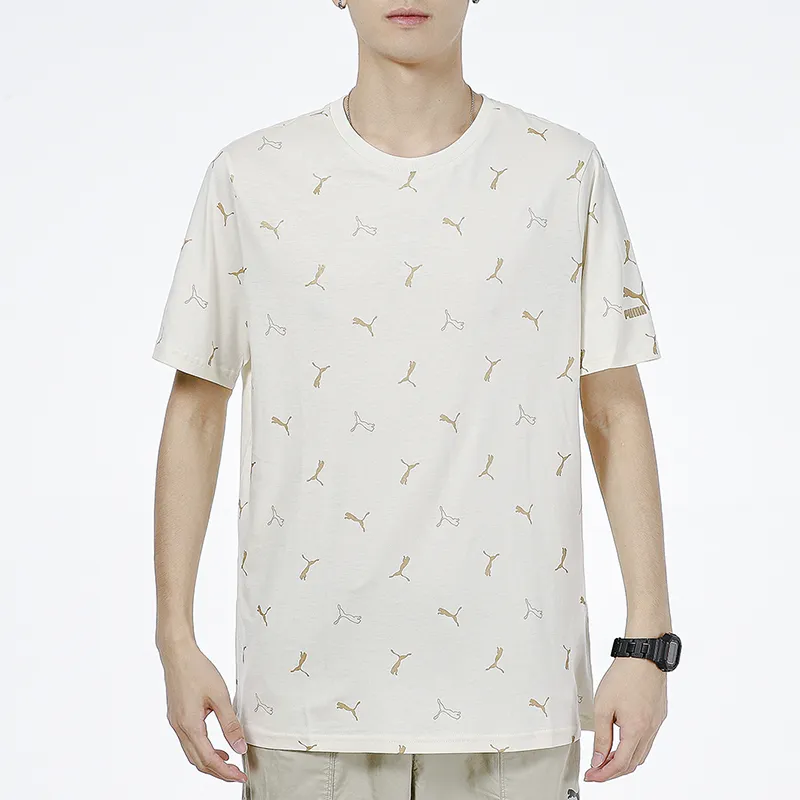 PUMA T Shirts Men Ecru-2