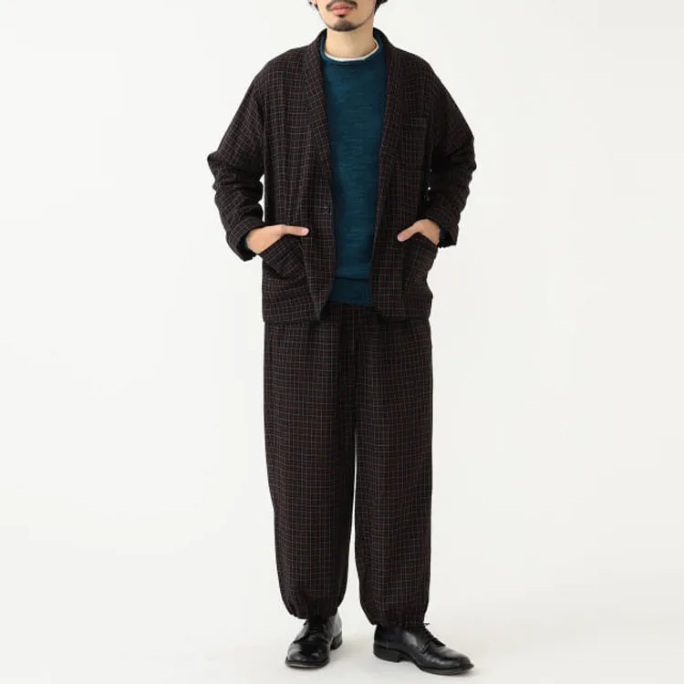 Beams Wool Trousers-5