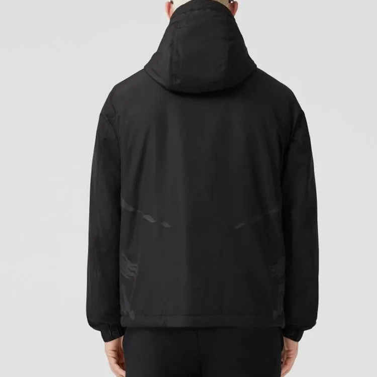 Burberry Ekd Print Hooded Jacket-3