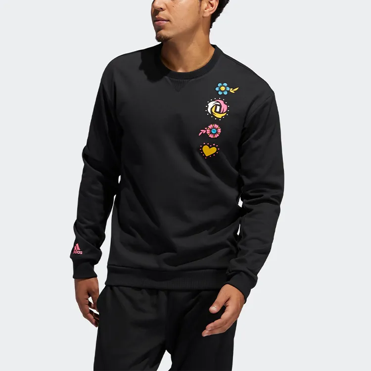 Adidas Sweatshirts Men Black-2