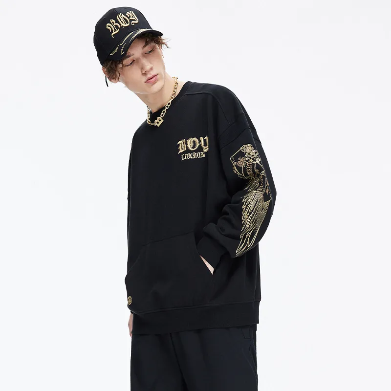 Boy London Sweatshirts Unisex Black-5
