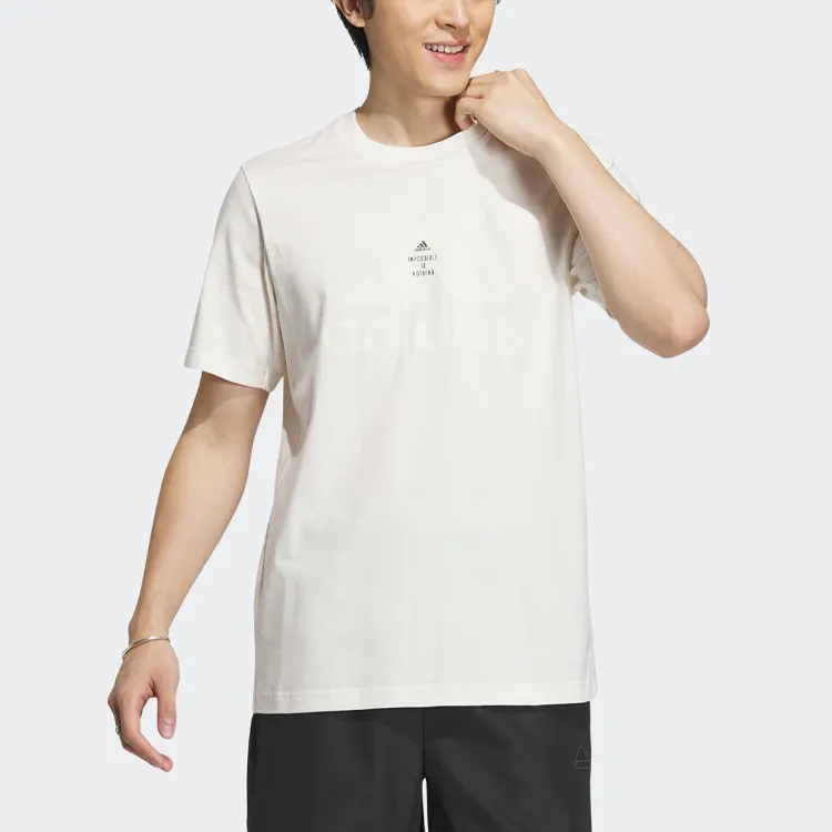 Adidas T Shirt Men's Pink White-1