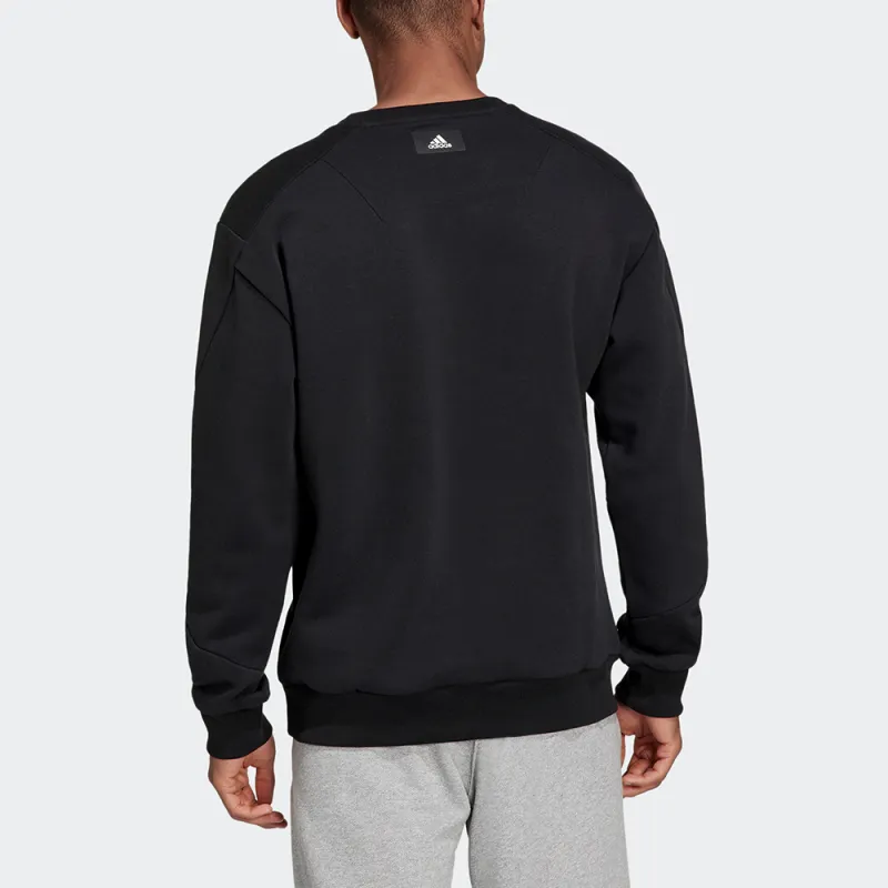 Adidas Sweatshirts Men Black-2