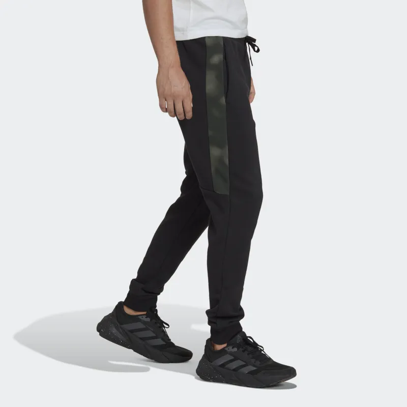 Adidas Essentials Camo Print Fleece Pants-2