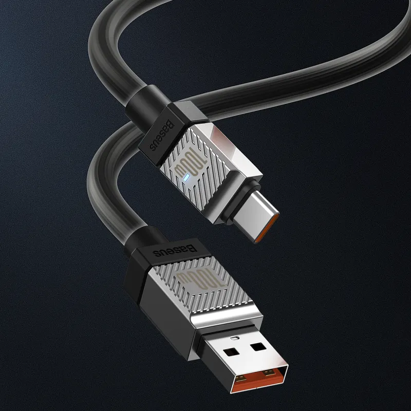 Baseus 1 Meter One Drag One USB A To Tpye CType C To IP Coolplay Apple Android Fast Charging Cable-27