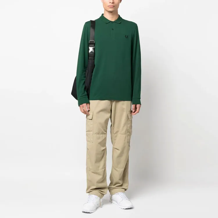 FRED PERRY Polo Shirts Men Green-1