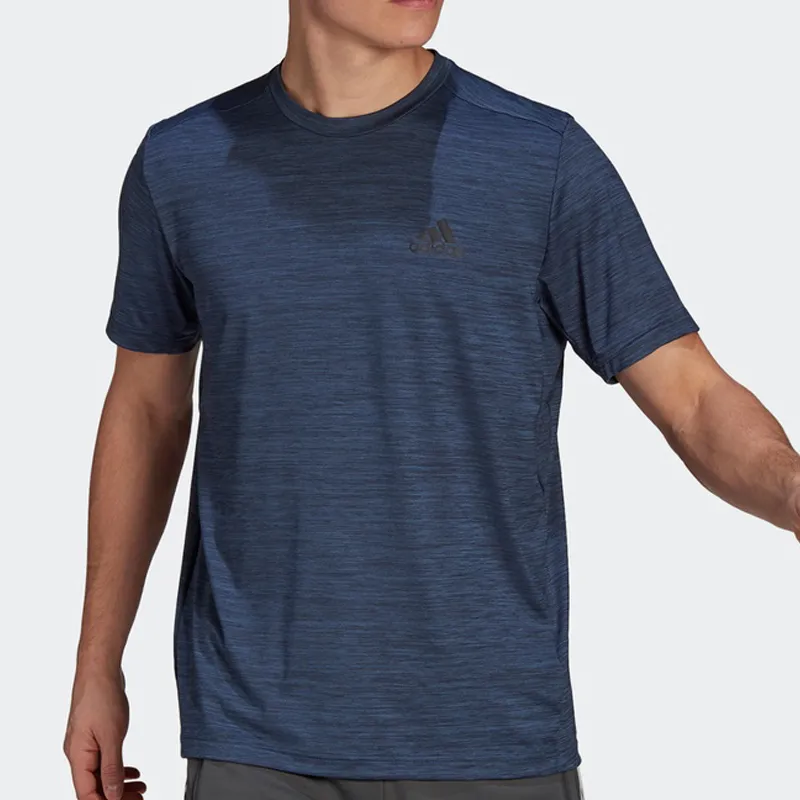 Adidas T Shirts Men Dark Blue-2