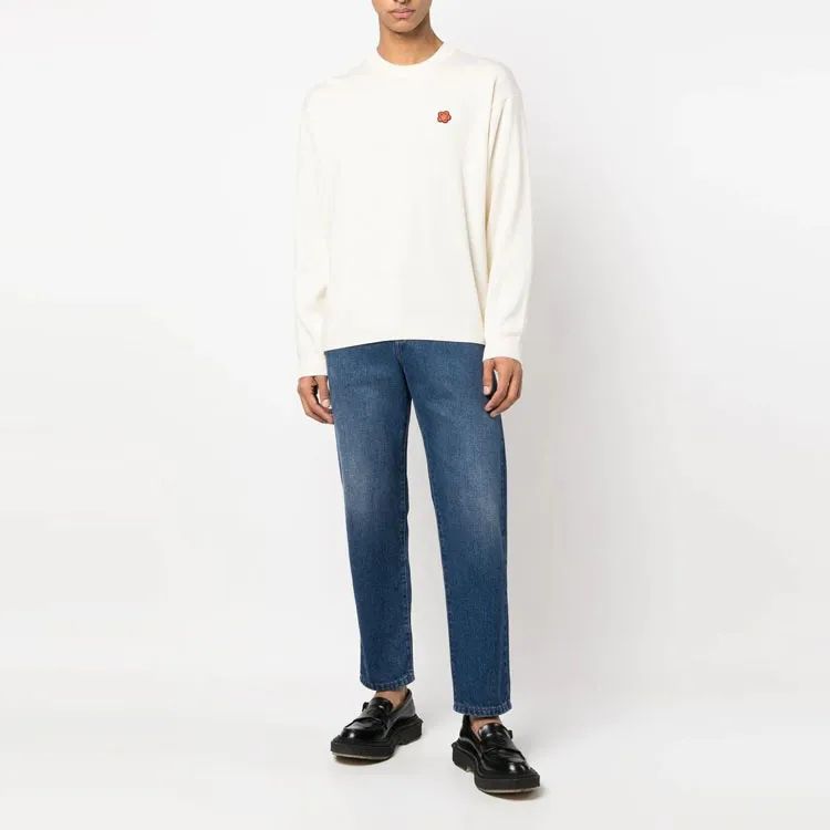 KENZO Flower patch Crew neck Sweatshirt-2