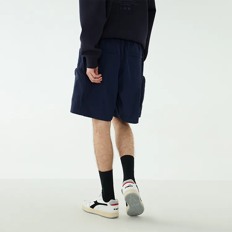 Diadora Fitted Shorts Men's Navy Blue-3