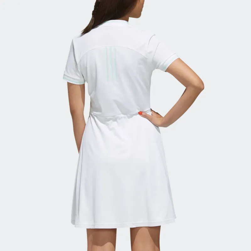 Adidas Neo Short Sleeved Dresses Women's White-3