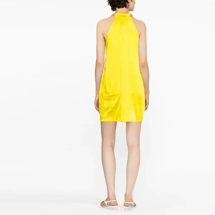 Stella McCartney Crystal choker Mini Dress-2