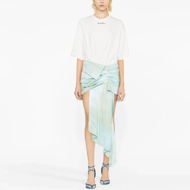 OFF WHITE Draped skirt Minidress-1