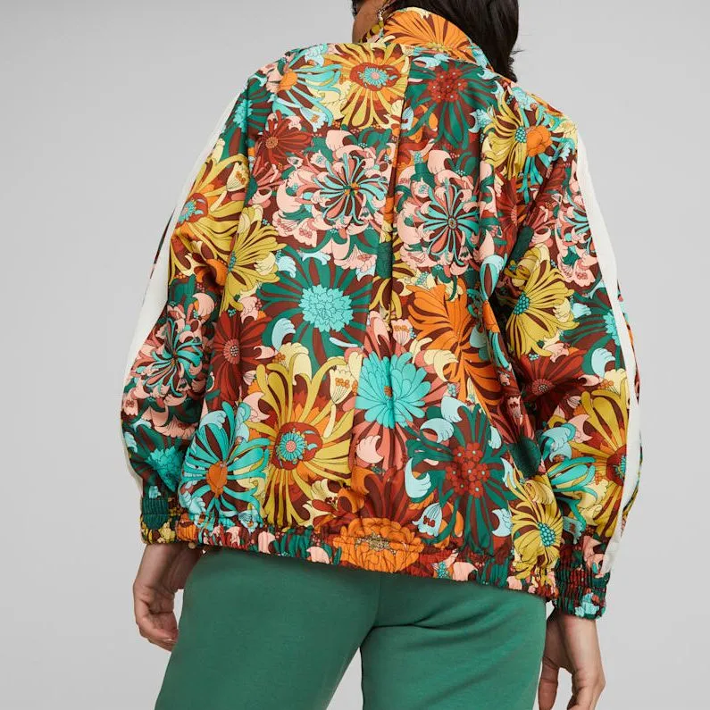 PUMA X Liberty Co-branded SS23 Jackets Women's Green-3