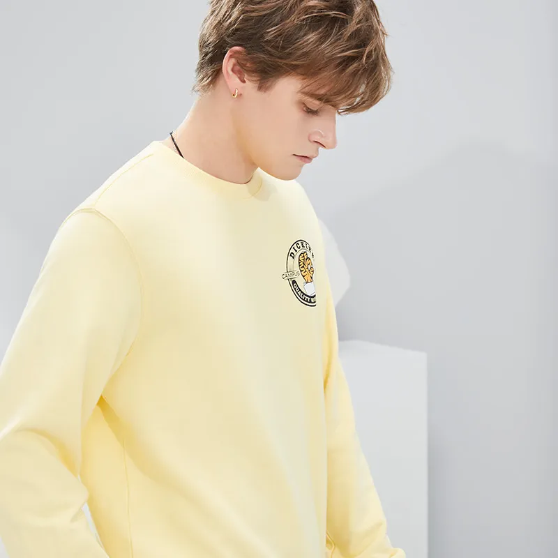 Dickies Sweatshirt Unisex Light Banana Yellow-5