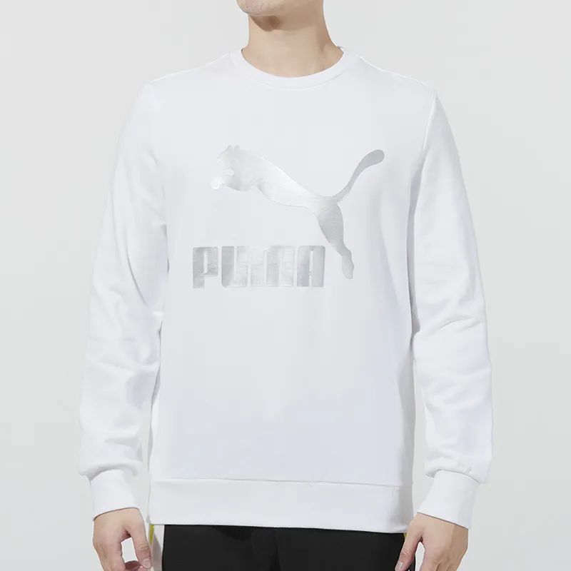 PUMA Essentials+ Sweatshirts Men White-2