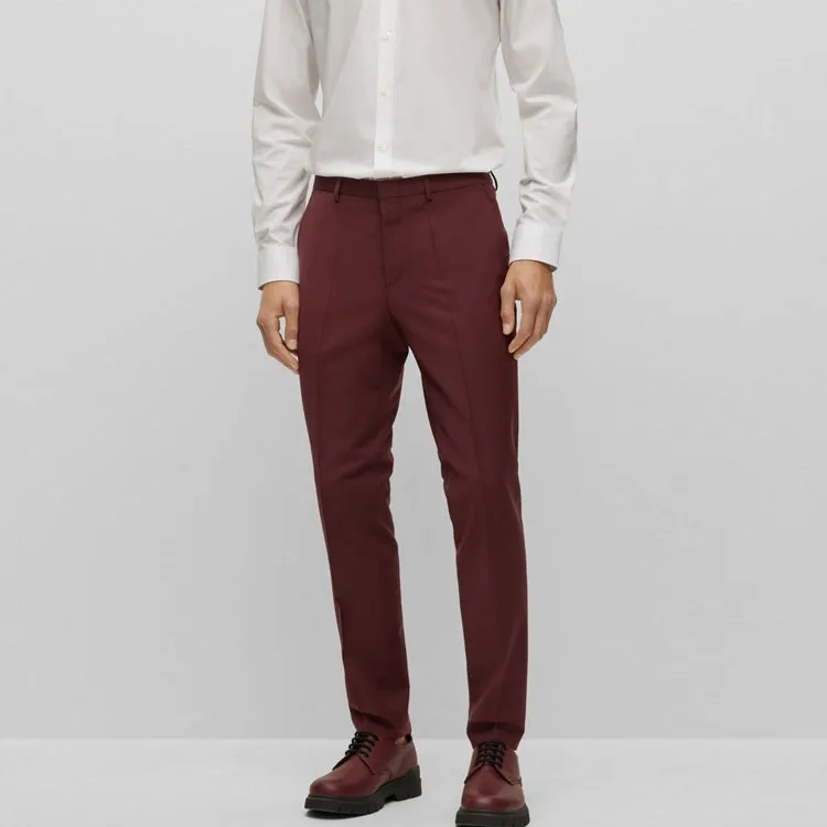 HUGO BOSS FW22 Business Suit Men's Dark Brown-3