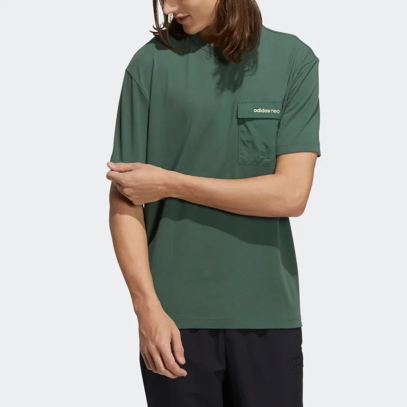 Adidas Neo T-Shirts Men Green-1