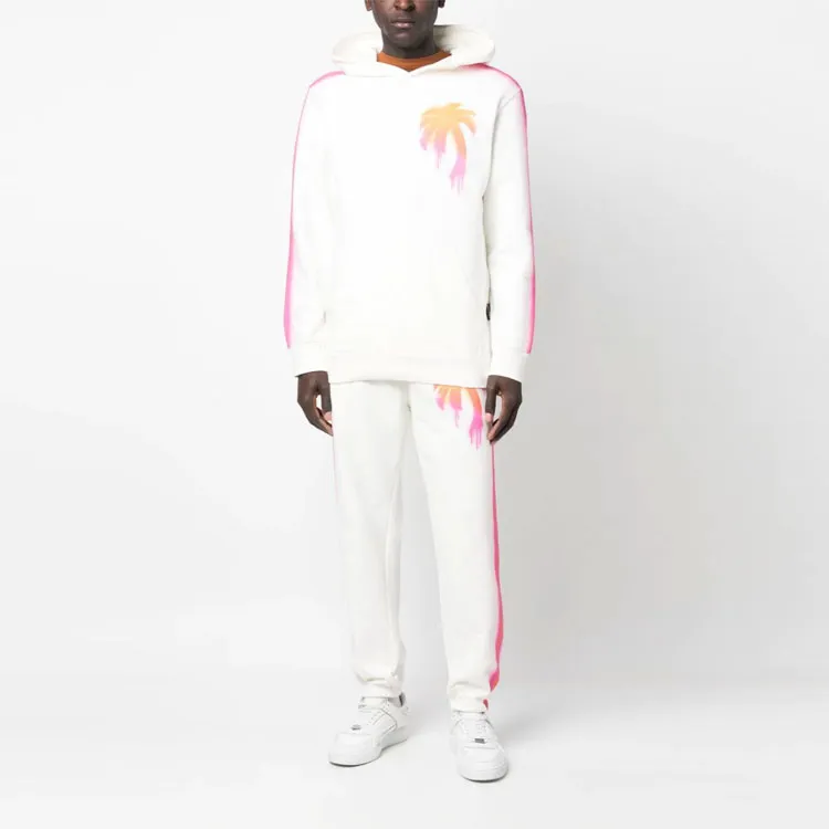 PALM ANGELS Sprayed Palm Printed Hoodie-1