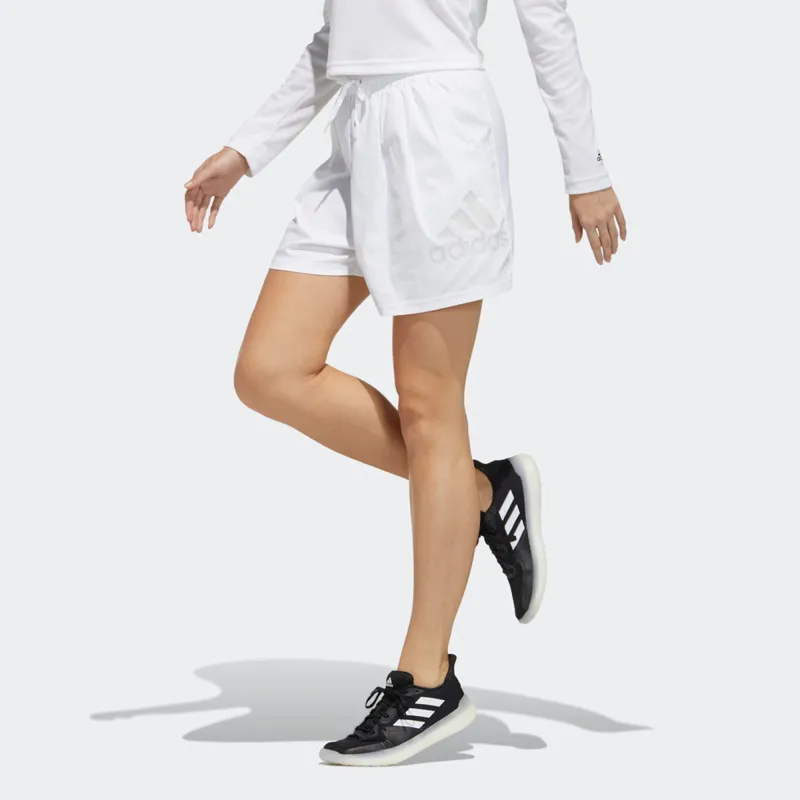 Adidas Casual Shorts Women's White-3