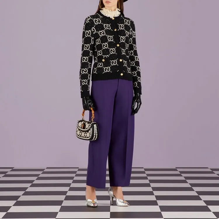 GUCCI GG jacquard Short sleeve Dress-1