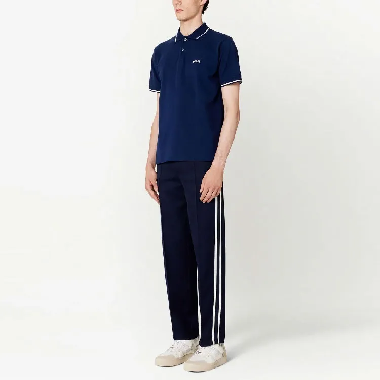 AMI Paris Ami De Coeur Logo Embroidered Polo Shirt-3