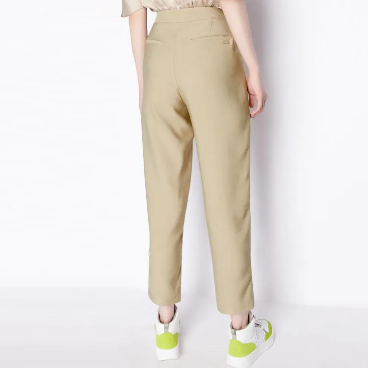 ARMANI EXCHANGE High waisted Cropped Trousers-5